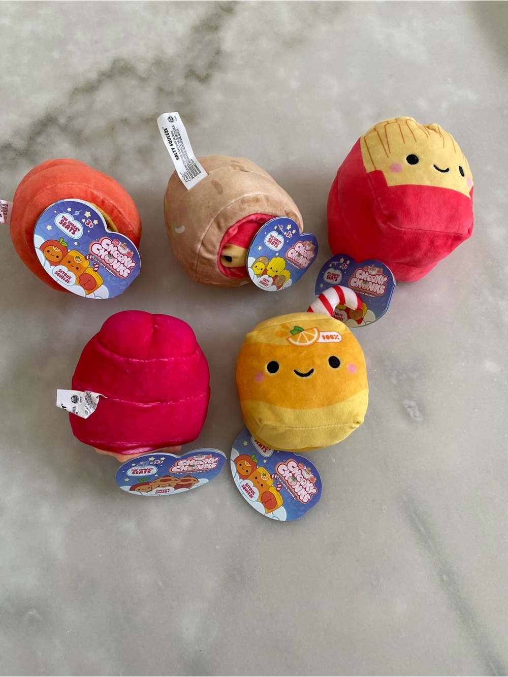 New! Set of 5 cheeky chonks!